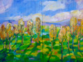 baeume a  see 2026  oel auf leinwand  80 cm x cm