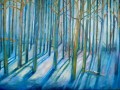 winterwald 2022  o  l auf leinwand  80 cm x cm