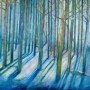 winterwald 2022  o  l auf leinwand  80 cm x cm