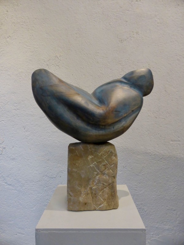 Liegende 2016  Eichenholz