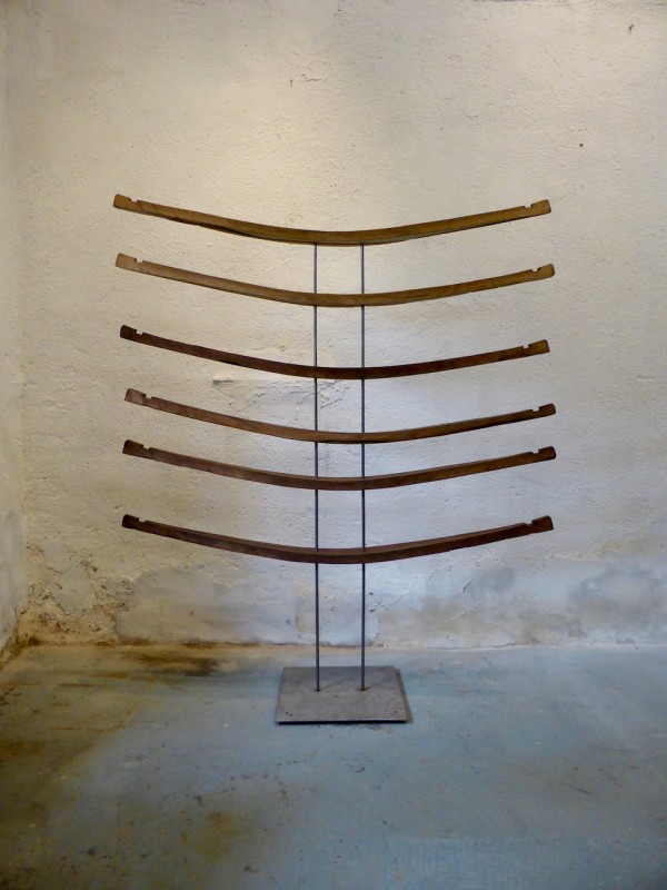 Memento 2014 Eichenholz Stahl 140 cm X 164 cm